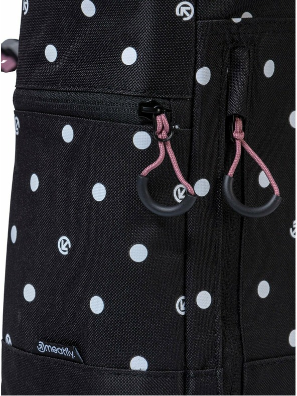 Meatfly Meatfly Backpack Holler Black Dots 28 L | Black | Volume 28 L