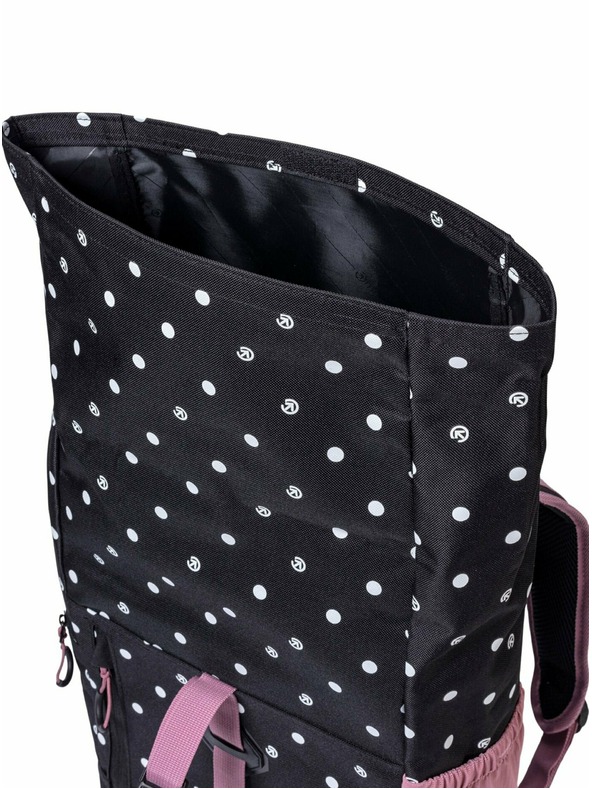 Meatfly Meatfly Backpack Holler Black Dots 28 L | Black | Volume 28 L