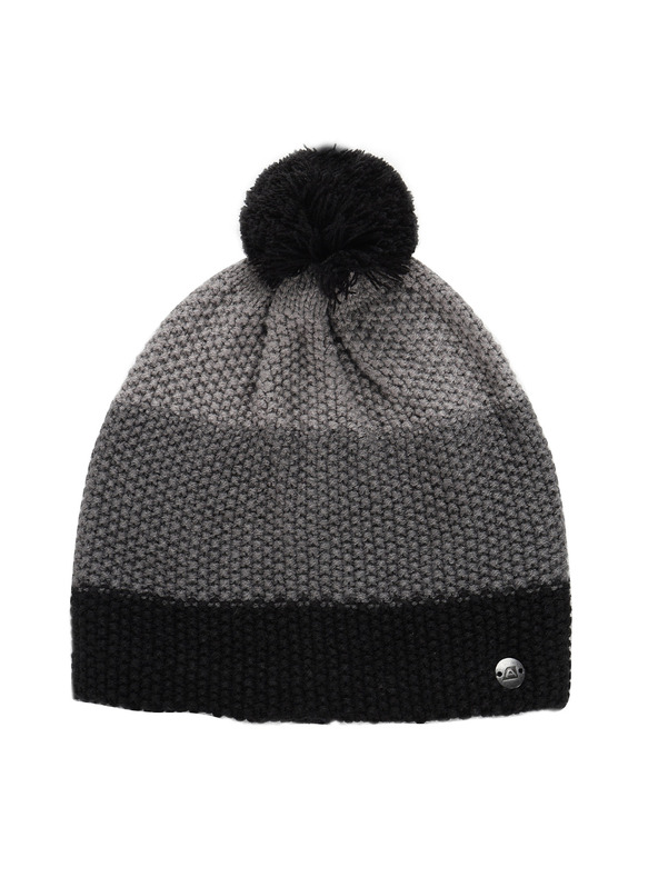 ALPINE PRO Winter Cap with Pompom ALPINE PRO DELORE smoked pearl