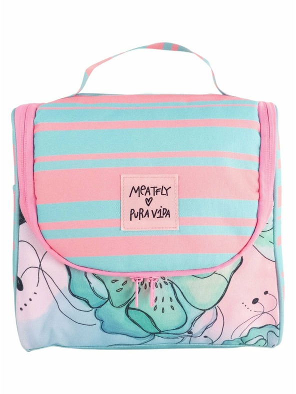 Meatfly Meatfly Τσάντα Καλλυντικών X Pura Vida Cara Mint Flowers