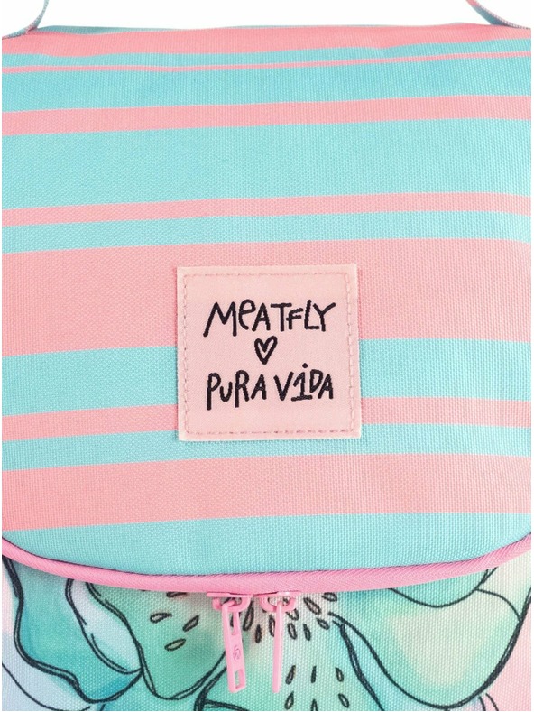 Meatfly Meatfly Τσάντα Καλλυντικών X Pura Vida Cara Mint Flowers