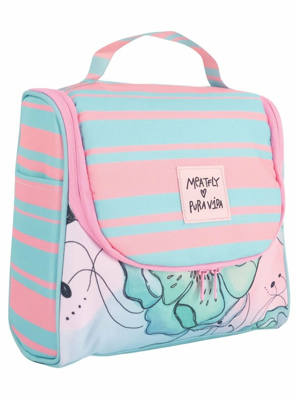 Meatfly Meatfly Τσάντα Καλλυντικών X Pura Vida Cara Mint Flowers