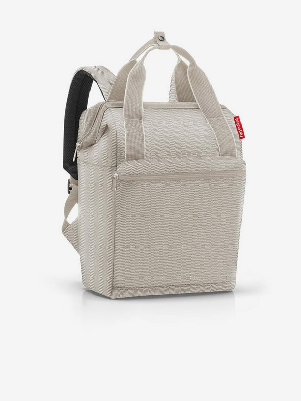 Reisenthel Μπεζ γυναικείο πουά σακίδιο Reisenthel Allrounder R