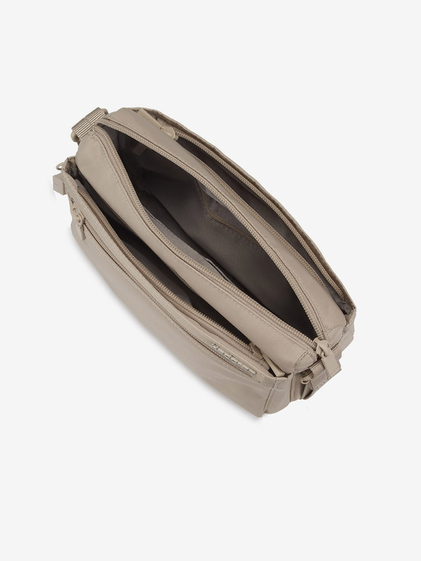 Hedgren Μπεζ γυναικεία τσάντα χιαστί Hedgren Eye