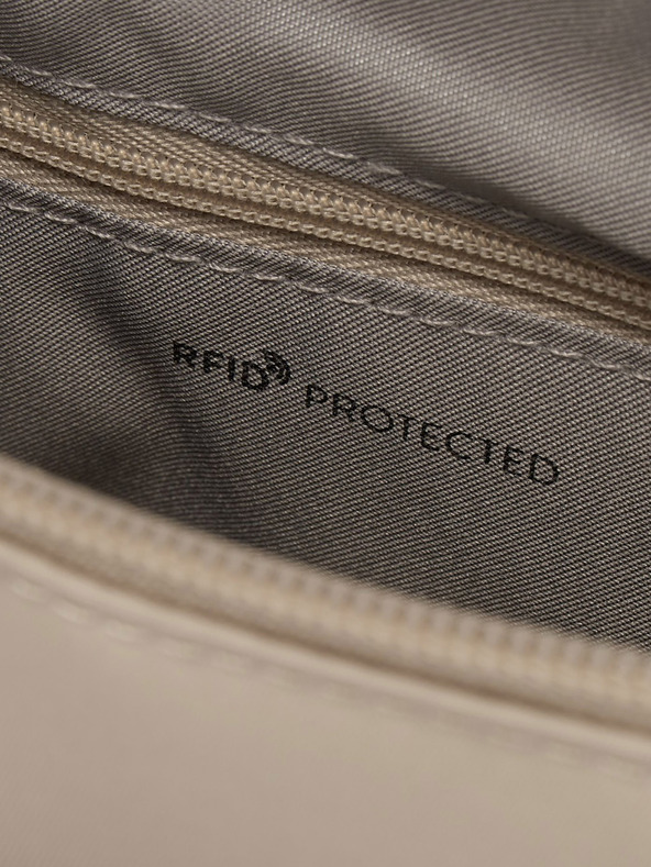 Hedgren Μπεζ γυναικεία τσάντα χιαστί Hedgren Eye