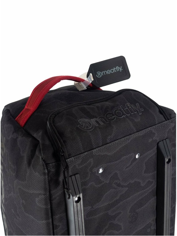 Meatfly Ταξιδιωτική τσάντα Meatfly Gail Morph Black 42 L | Μαύρη | Χωρητικότητα 42 L