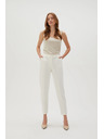 Moodo Women's white pants Moodo