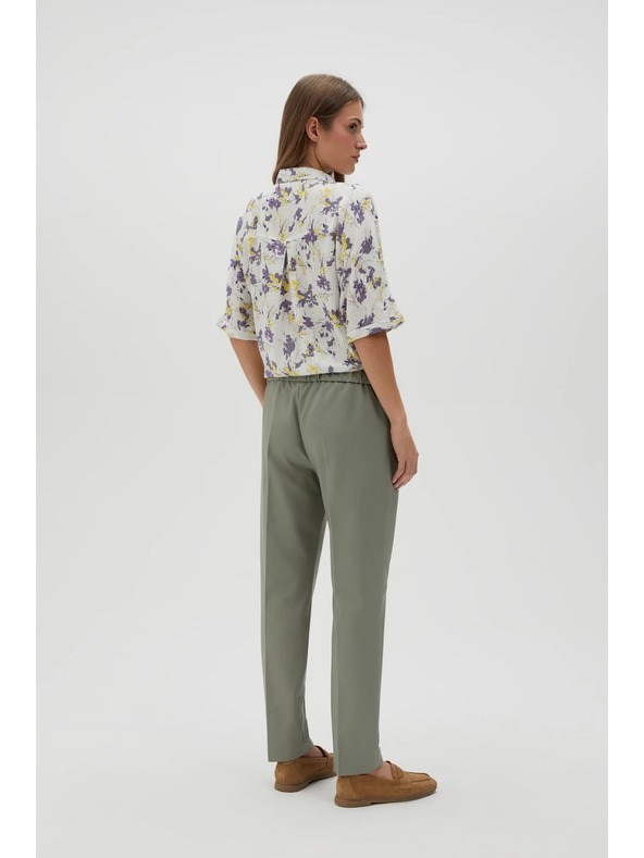 Moodo Women's casual green pants Moodo