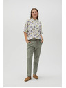 Moodo Women's casual green pants Moodo