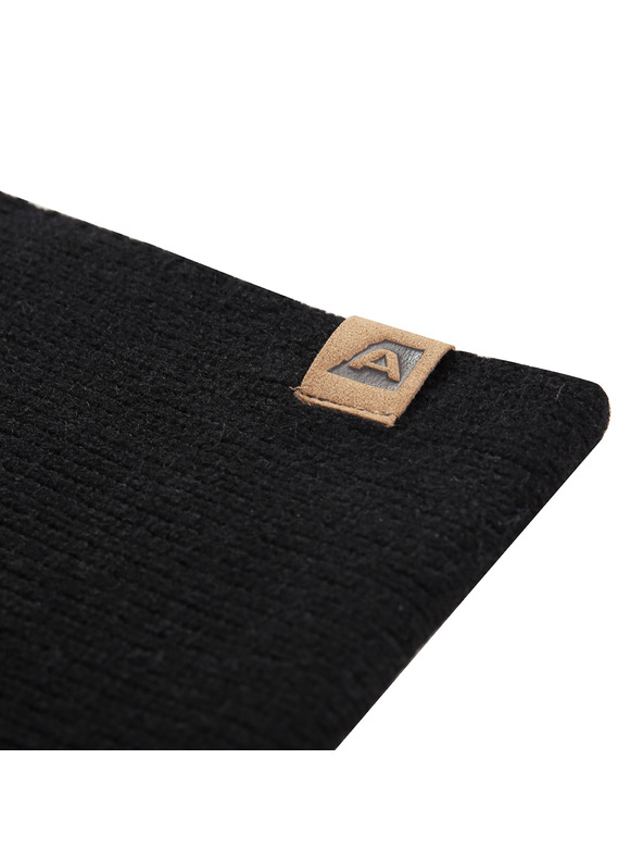ALPINE PRO Knitted Circular Scarf ALPINE PRO EUKENE black