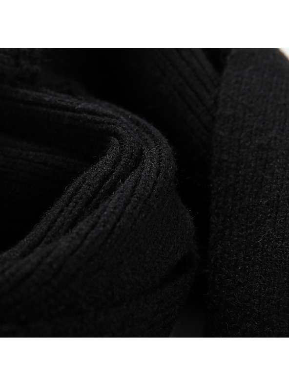 ALPINE PRO Knitted Circular Scarf ALPINE PRO EUKENE black