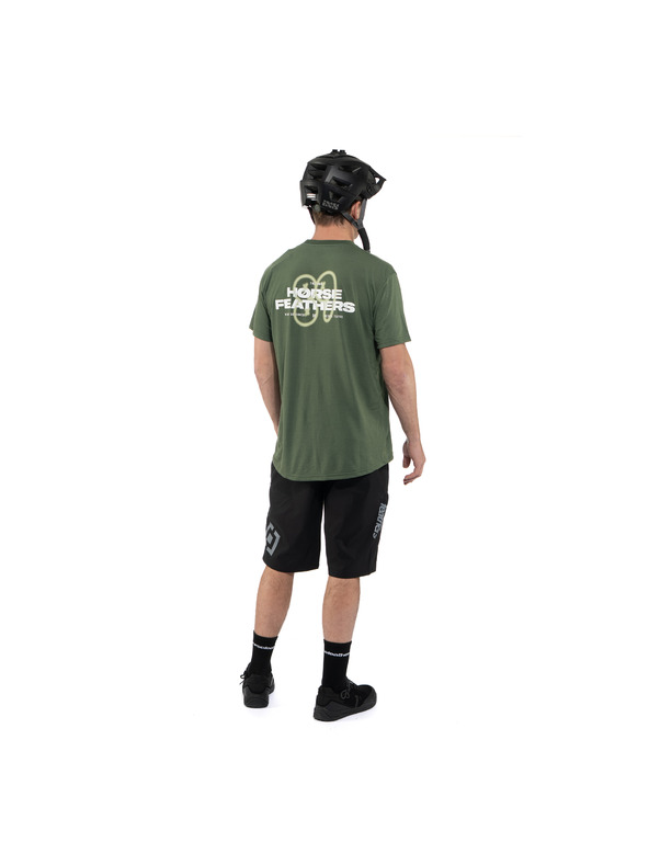 Horsefeathers Bike t-shirt Fury green HORSEFEATHERS