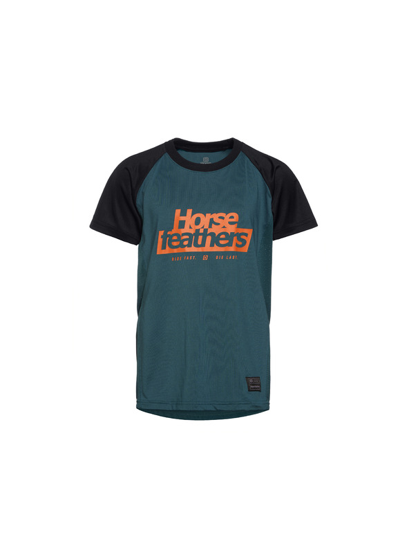 Horsefeathers Kids bike jersey Spike petrol HORSEFEATHERS
