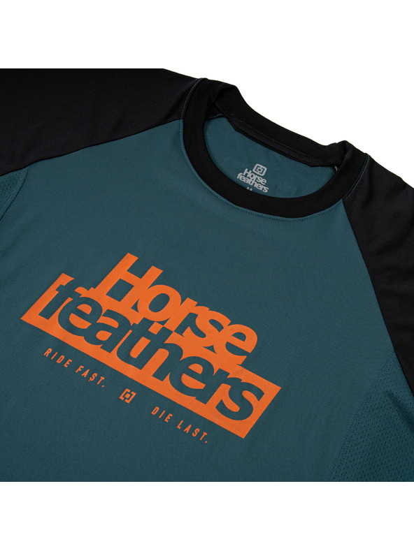 Horsefeathers Kids bike jersey Spike petrol HORSEFEATHERS