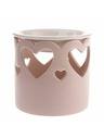 Casa de Engel Πορσελάνινο αρωματιστή με καρδιές, ανοιχτό ροζ, 1/36