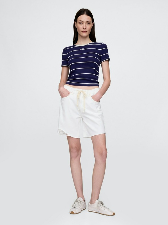 GAP Crop T-shirt με λογότυπο GAP