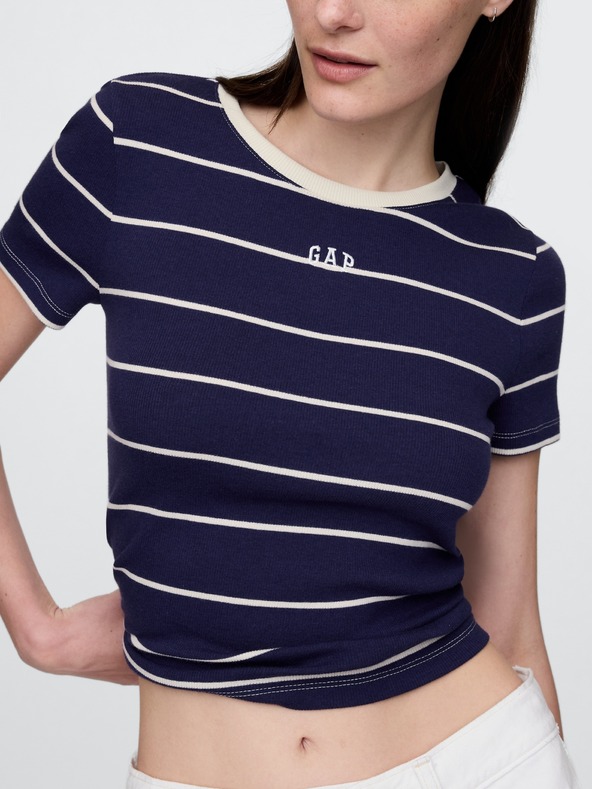 GAP Crop T-shirt με λογότυπο GAP