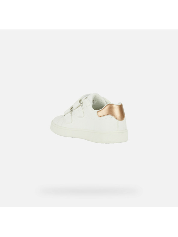 Geox Λευκά αθλητικά παπούτσια Geox Eclyper για κορίτσια