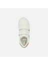 Geox Λευκά αθλητικά παπούτσια Geox Eclyper για κορίτσια