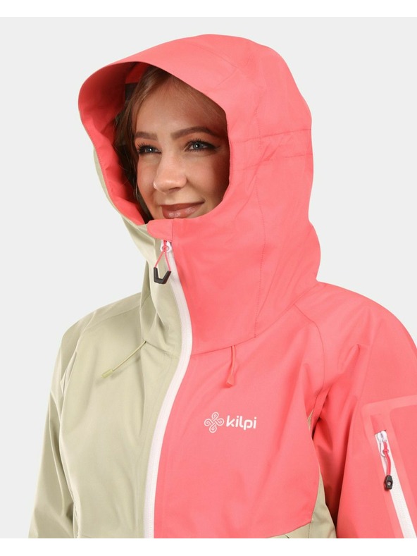 Kilpi Kilpi MAMBA-W γυναικείο αδιάβροχο hardshell μπουφάν Μπεζ