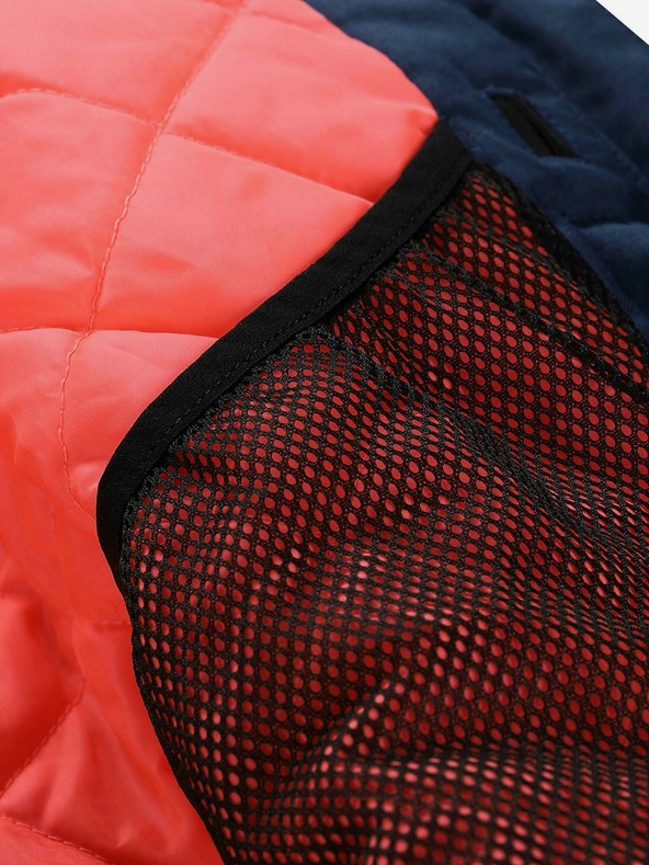 ALPINE PRO Πορτοκαλί και μπλε γυναικείο μπουφάν σκι Alpine Pro SARDARA 5