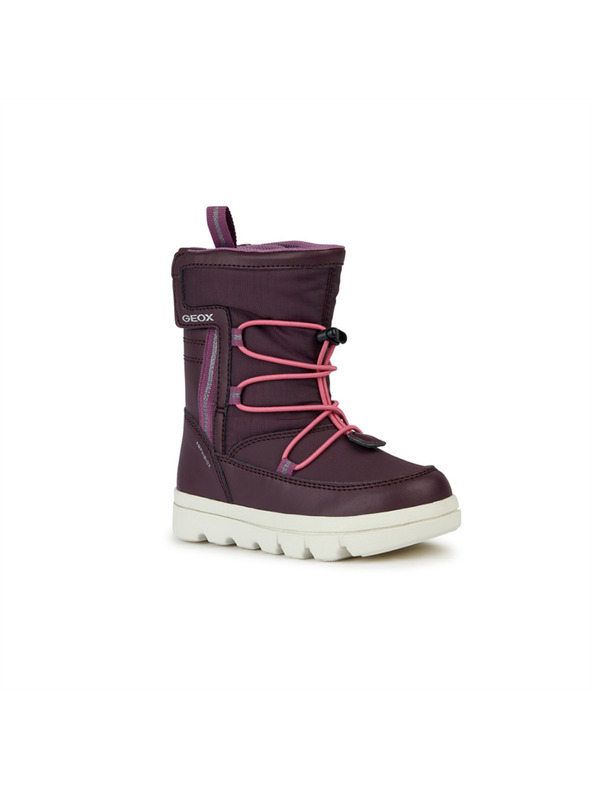 Geox Μπορντό Κοριτσίστικα μποτάκια αστραγάλου Geox Willaboom Abx