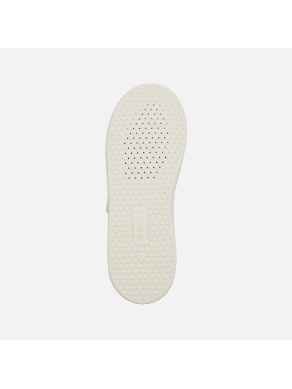 Geox Λευκά αθλητικά παπούτσια Geox Eclyper για κορίτσια