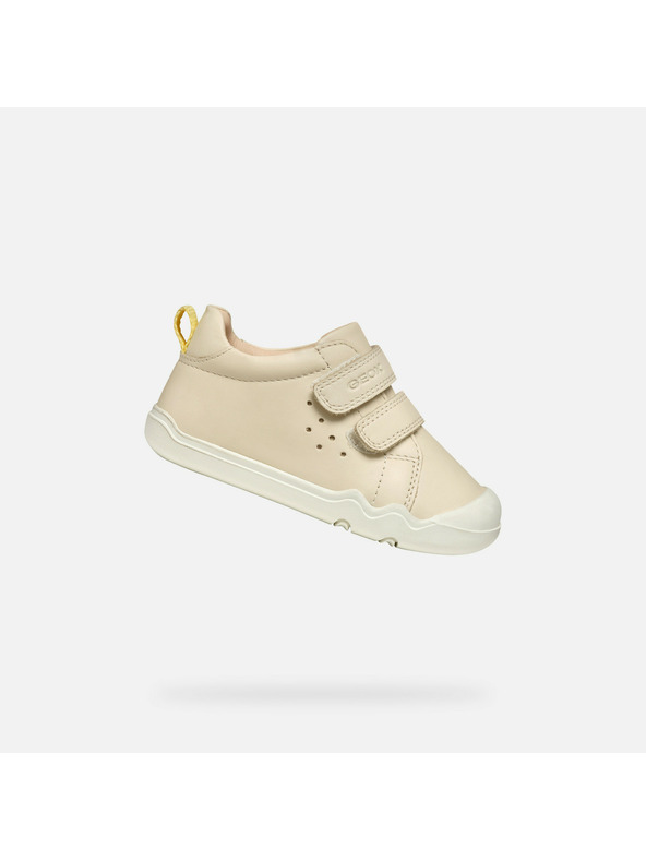 Geox Κρεμ barefoot αθλητικά παπούτσια κοριτσιού Geox Steppieup