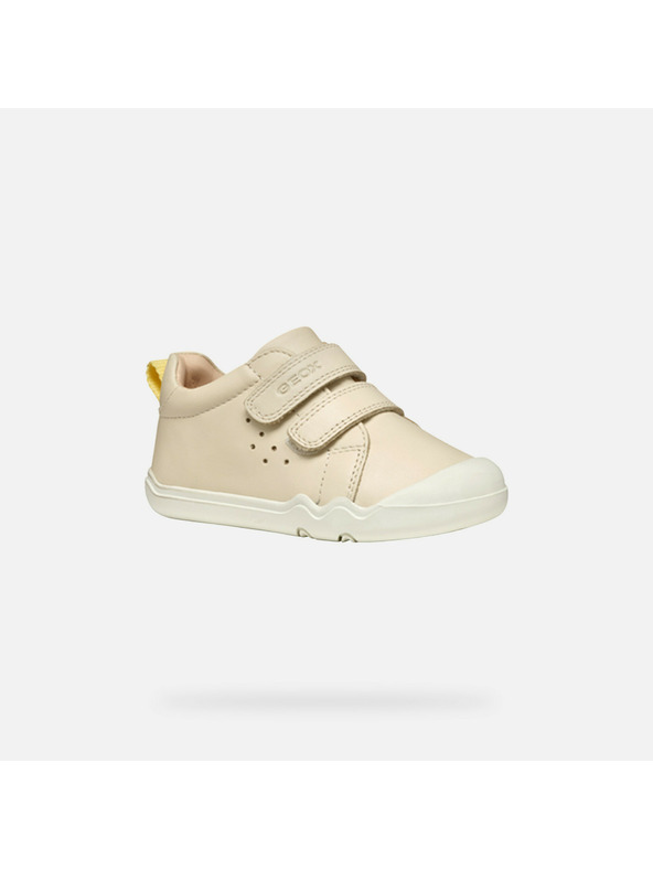 Geox Κρεμ barefoot αθλητικά παπούτσια κοριτσιού Geox Steppieup