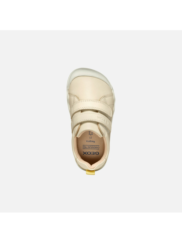 Geox Κρεμ barefoot αθλητικά παπούτσια κοριτσιού Geox Steppieup