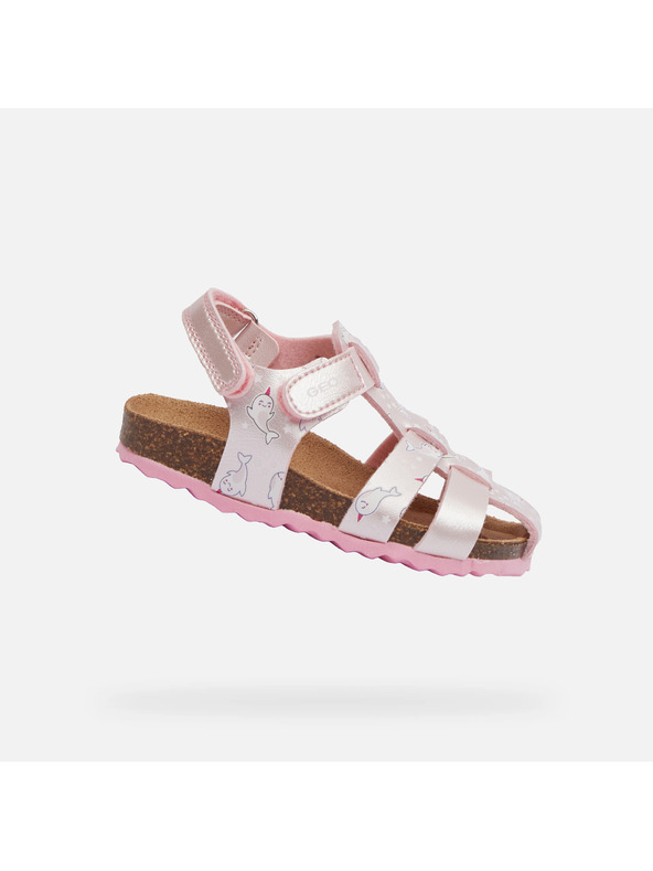Geox Ροζ σανδάλια Geox Girls Chalki