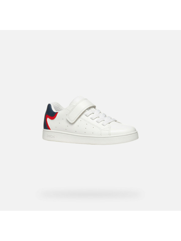 Geox Λευκά αγορίστικα αθλητικά παπούτσια Geox Eclyper