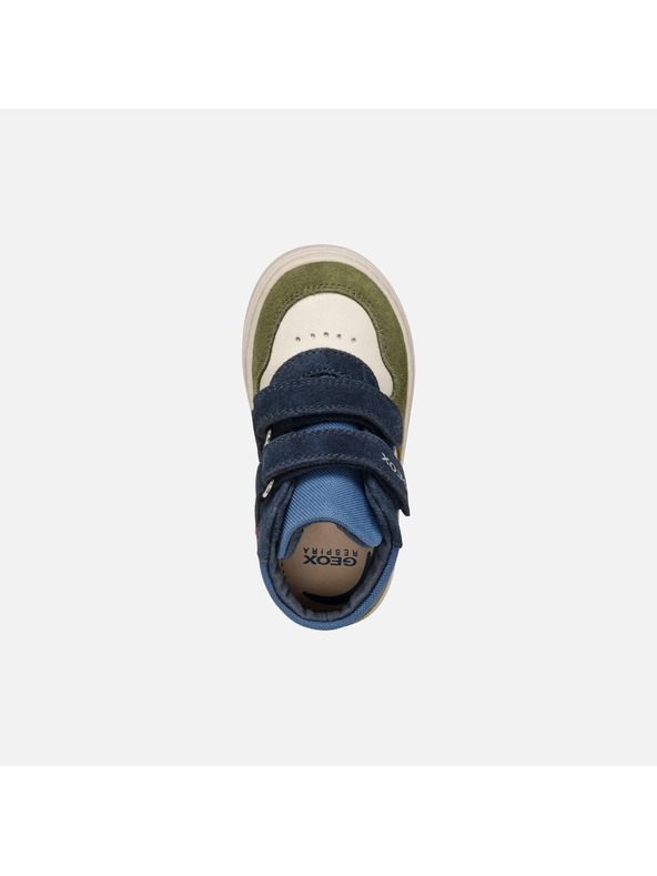 Geox Σκούρα πράσινα παιδικά αθλητικά παπούτσια Geox Nashik