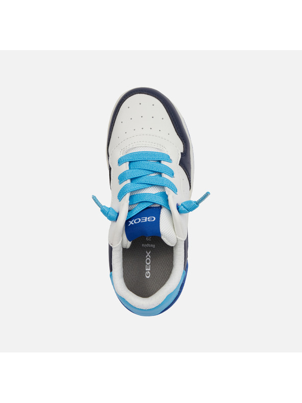 Geox Λευκά αγορίστικα αθλητικά παπούτσια Geox Washiba