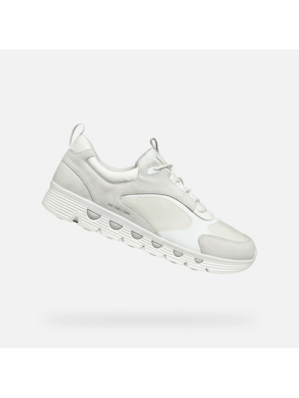 Geox Λευκά ανδρικά αθλητικά παπούτσια Geox Spherica ECUB-4