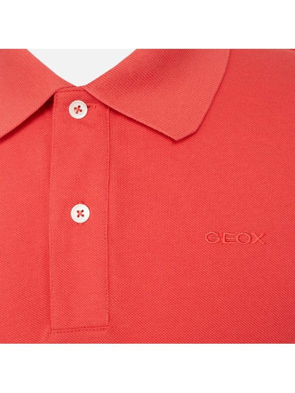 Geox Κόκκινο ανδρικό polo Geox