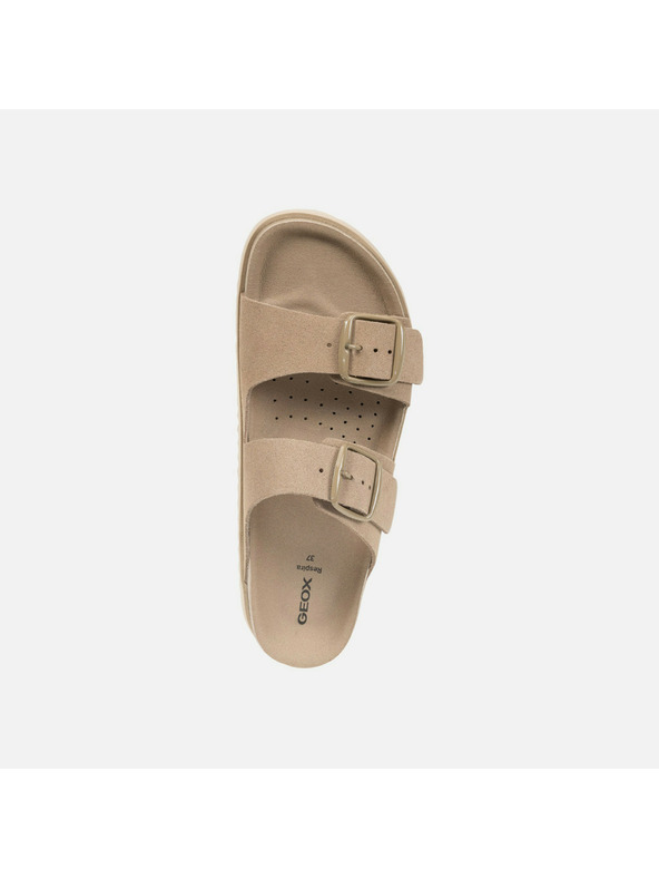 Geox Μπεζ γυναικείες παντόφλες Geox Sandybett