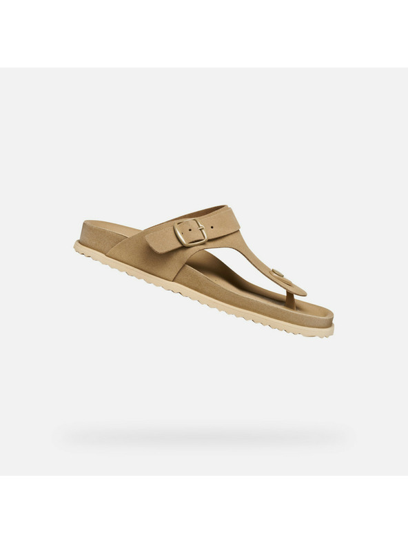 Geox Μπεζ γυναικείες σαγιονάρες Geox Sandybett