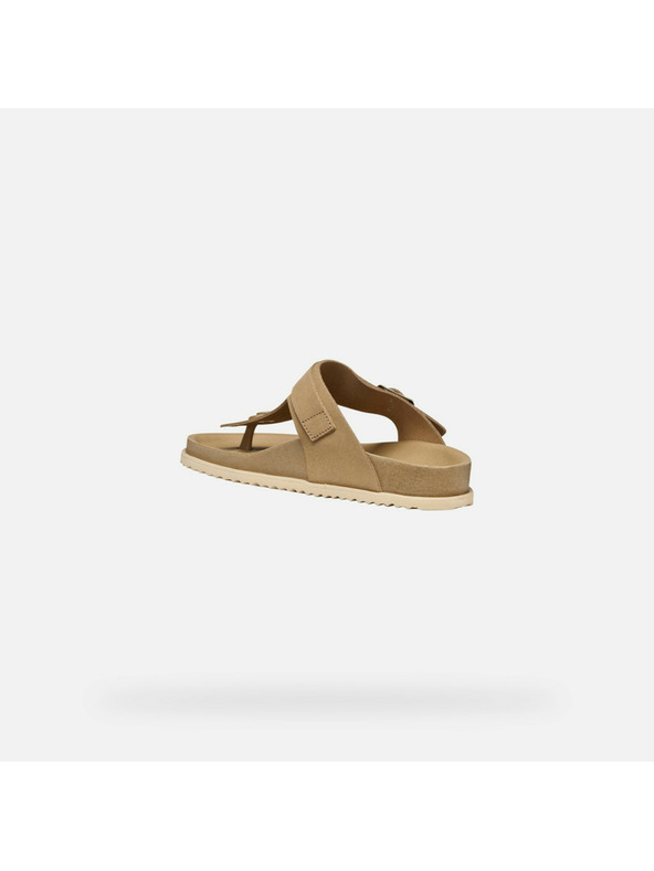 Geox Μπεζ γυναικείες σαγιονάρες Geox Sandybett