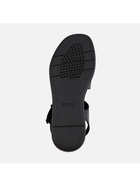 Geox Μαύρα γυναικεία σανδάλια Geox Camalei