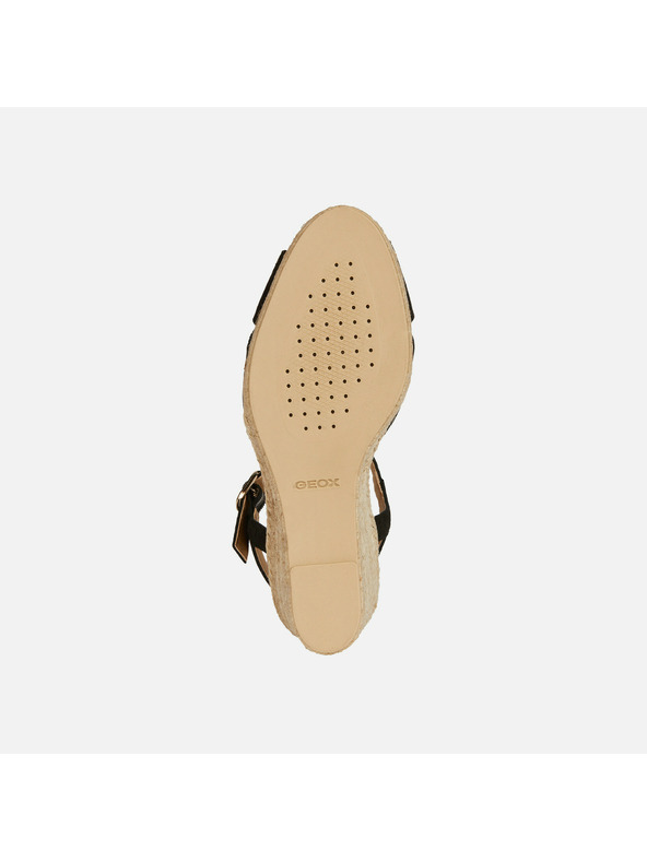 Geox Μαύρα γυναικεία σανδάλια Geox Gelsa Low