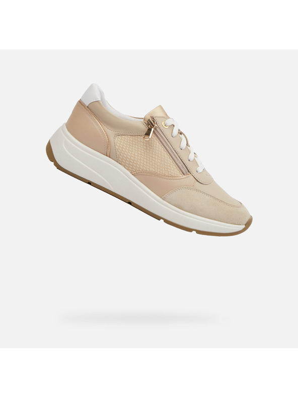 Geox Μπεζ Γυναικεία Geox Cristael Αθλητικά παπούτσια