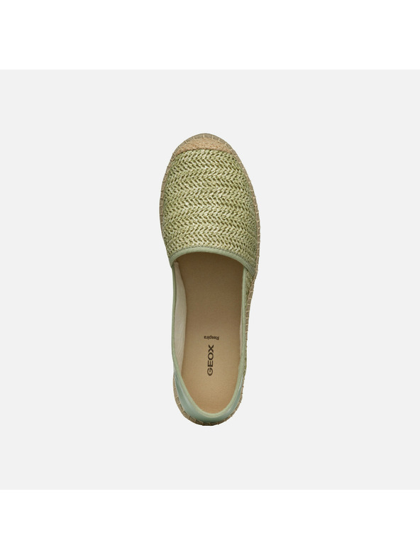 Geox Ανοιχτοπράσινες γυναικείες εσπαντρίγιες Geox Lampedusa