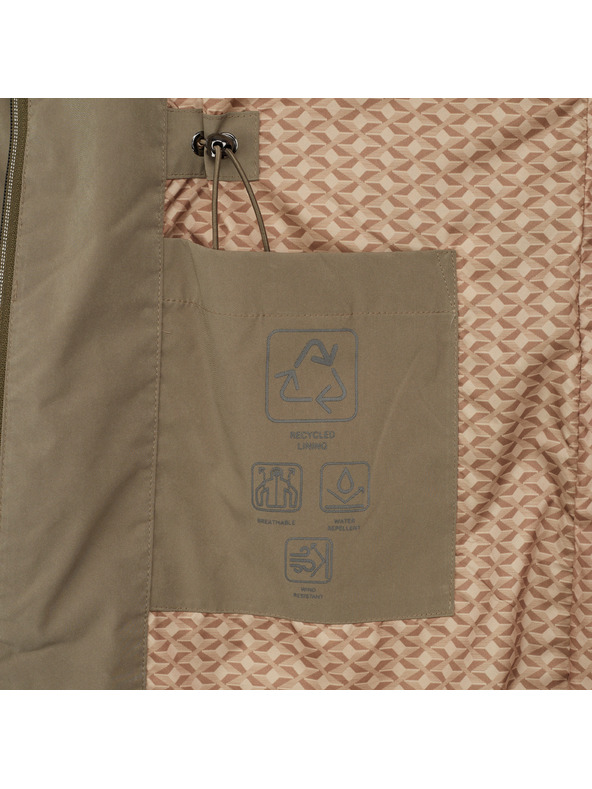 Geox Χακί γυναικείο μπουφάν Geox Claudin