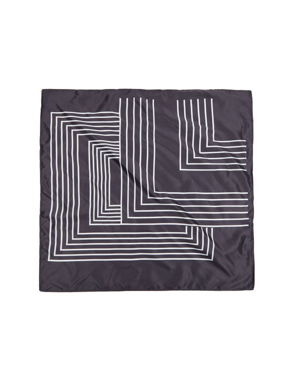 Orsay Μαύρο γυναικείο κασκόλ με σχέδιο ORSAY