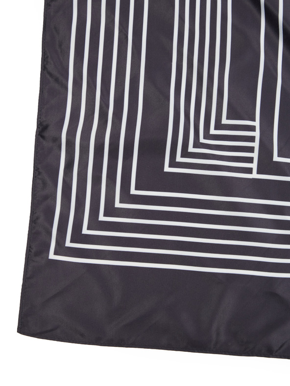 Orsay Μαύρο γυναικείο κασκόλ με σχέδιο ORSAY