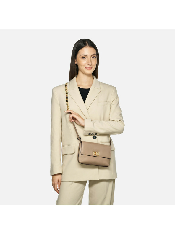 Geox Μπεζ γυναικεία τσάντα Geox Liliane