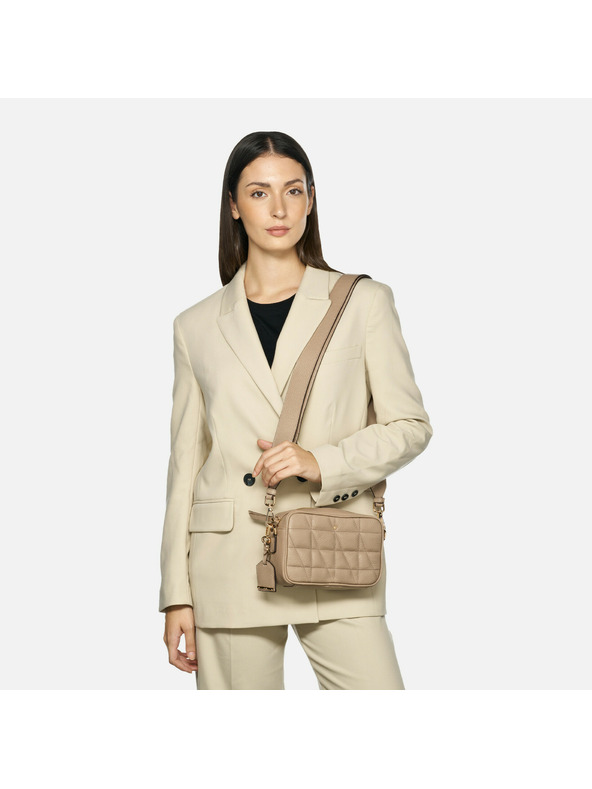 Geox Μπεζ γυναικεία τσάντα Geox Narcisia