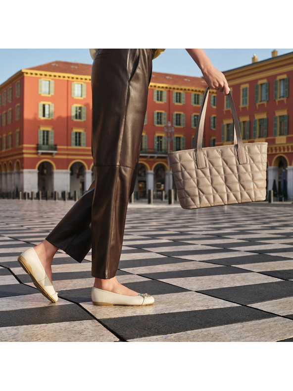 Geox Μπεζ γυναικεία τσάντα Geox Gardren