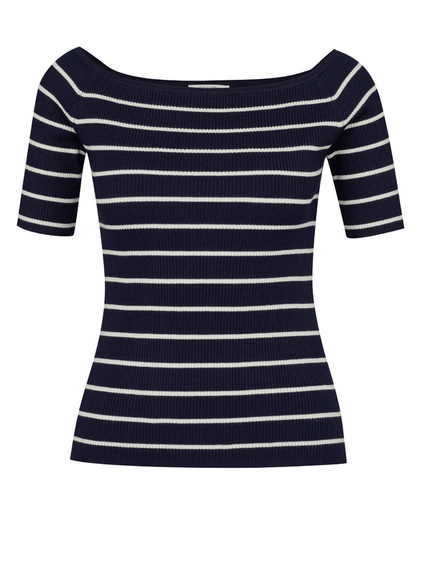 Orsay Σκούρο μπλε γυναικείο μπλουζάκι με τρία τέταρτα μανίκια ORSAY